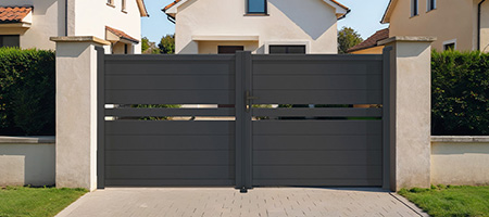 Cancello a battente alluminio