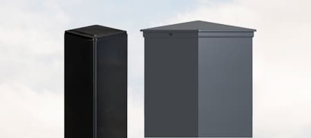 Palo per cancello e cancello pedonale