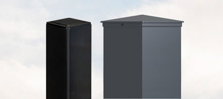 Palo per cancello e cancello pedonale